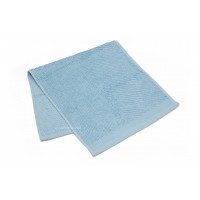 Woven Jacquard Embossed Logo border Face Towel
